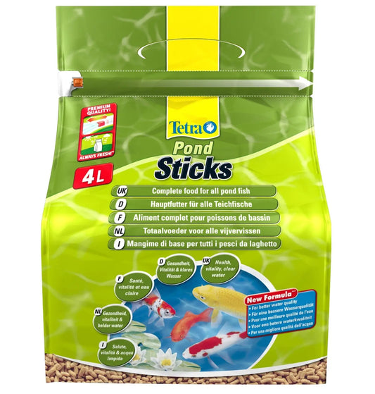 TETRA POND STICKS 4L ALIMENTO PECES ESTANQUE