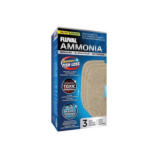 Fluval 107/207 Almohadilla Elimina Amonia3pc