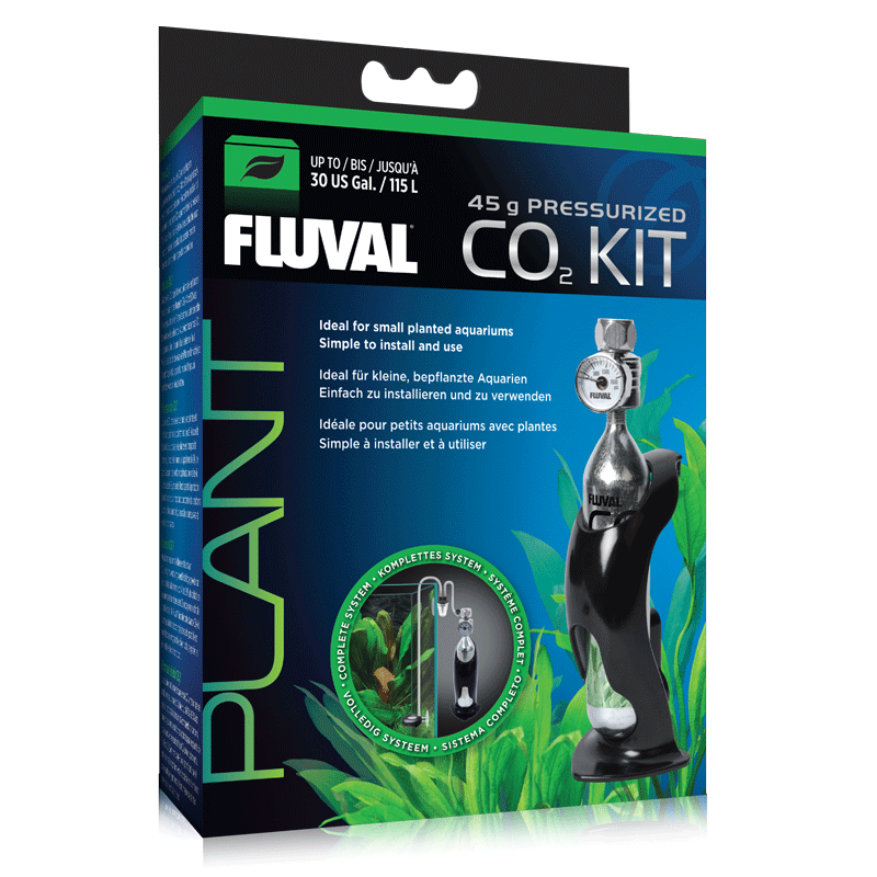 Fluval CO2 Kit Presurizado 45g para 115l