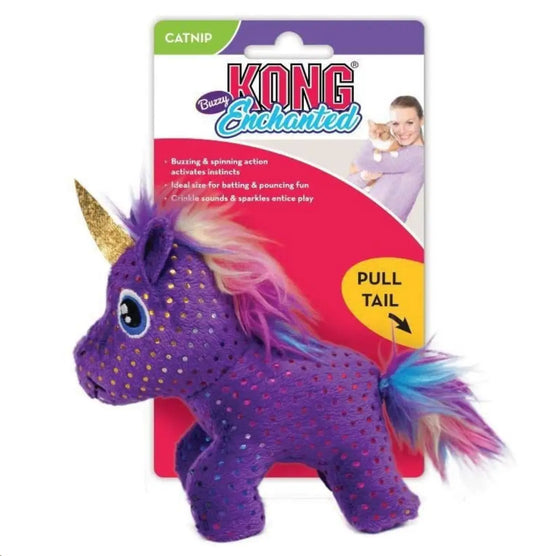 KONG cat buzzy enchanted unicornio 5,7x10x12cm