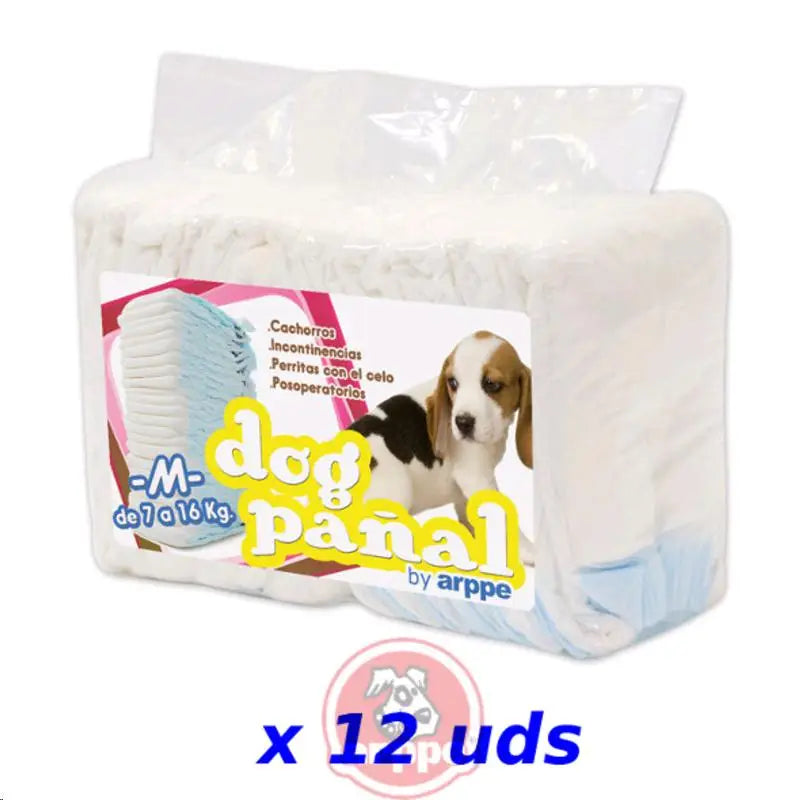 PAÑAL PERRO T-M 12 UDES.