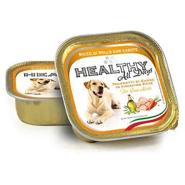 HEALTHY ALIMENTO HÚMEDO PARA PERROS CON ACEITE DE OLIVA