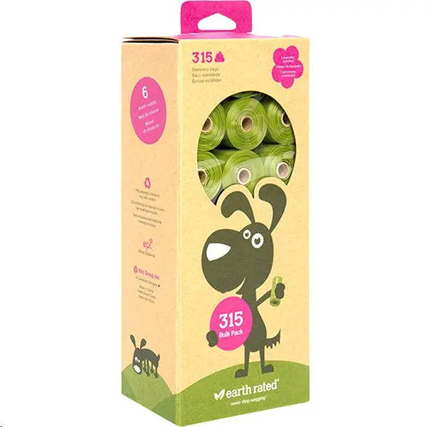 BOLSAS HIGIENICAS RECICLABLES LAVANDA 15UDES.PACK-21 EARTH RATED