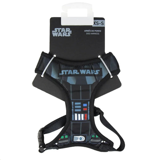 ARNÉS PARA PERROS XS-S STAR WARS DARTH VADER CUELLO 32CM PECHO 33,5-50CM