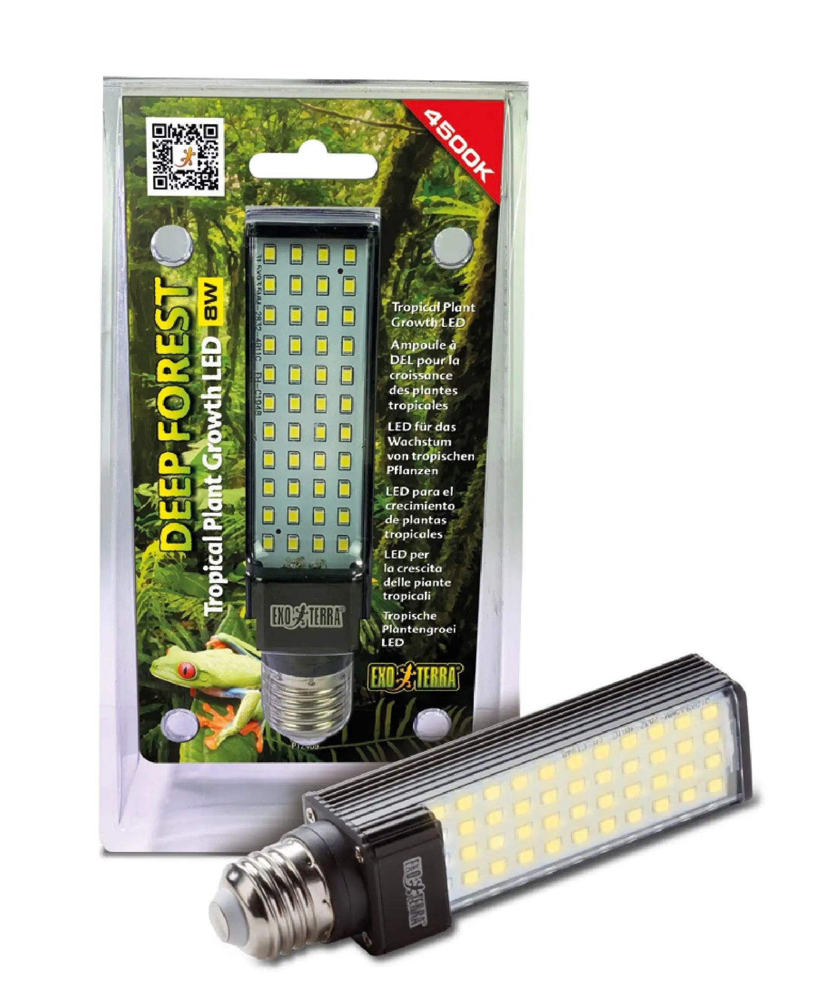 Exo Terra Bombilla Led 8w Forest Tropical 4500k