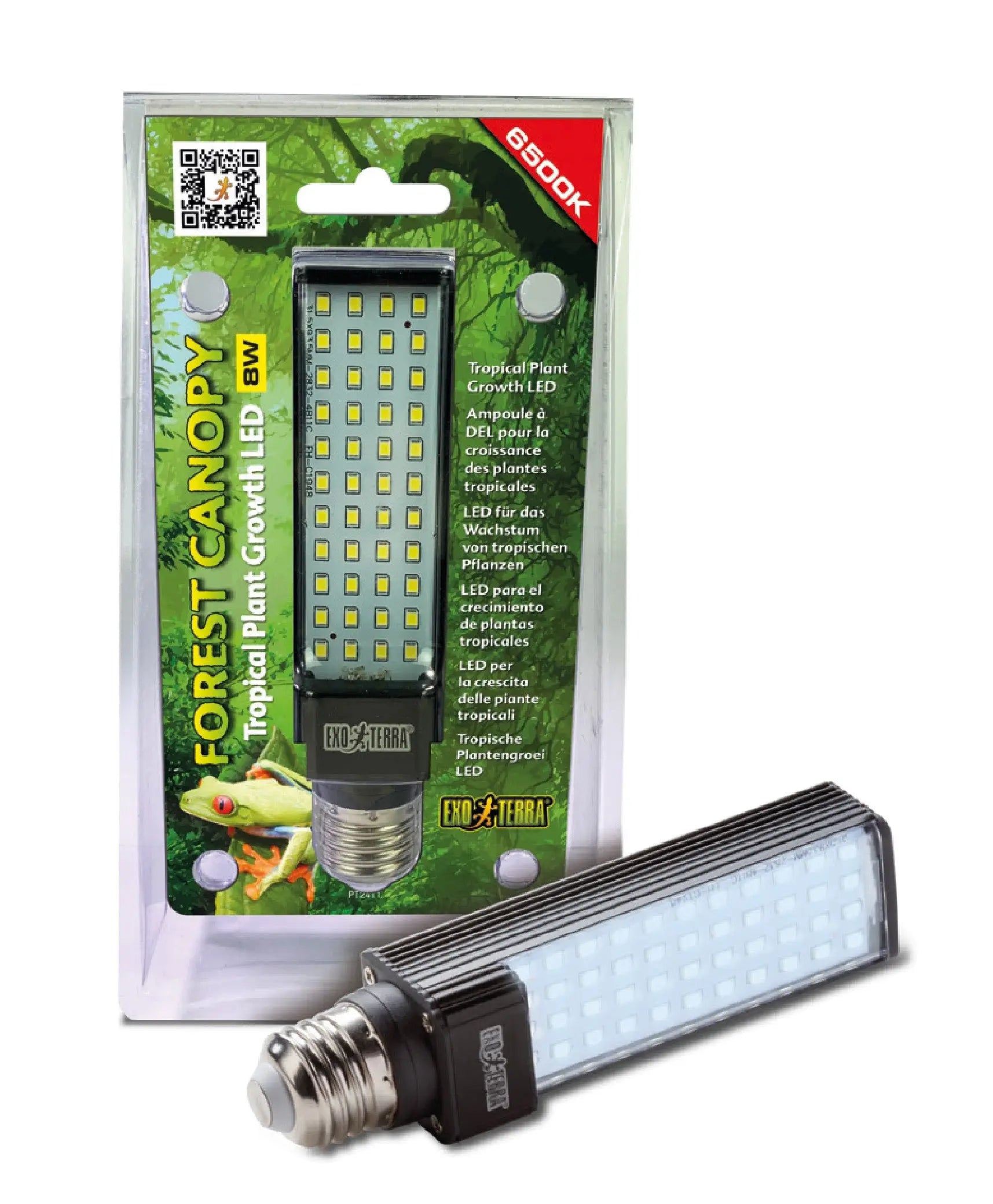 Exo Terra Bombilla Led 8w Forest Tropical 6500k
