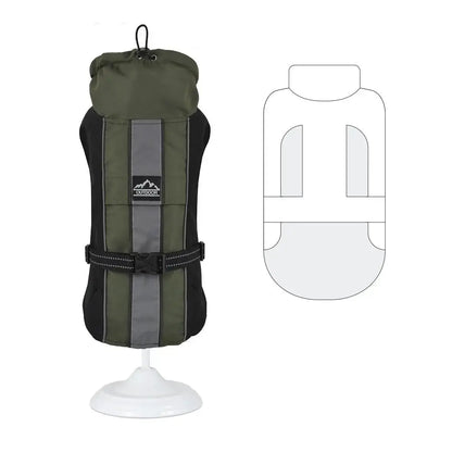 Impermeable Hiking Verde NAYECO Mascotas-Ávila