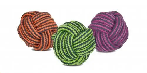 Pelota Cuerda Dental Bicolor 7,5 cm-145 g NAYECO Mascotas-Ávila